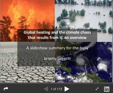 Global Heating and the Climate Chaos that Results from it