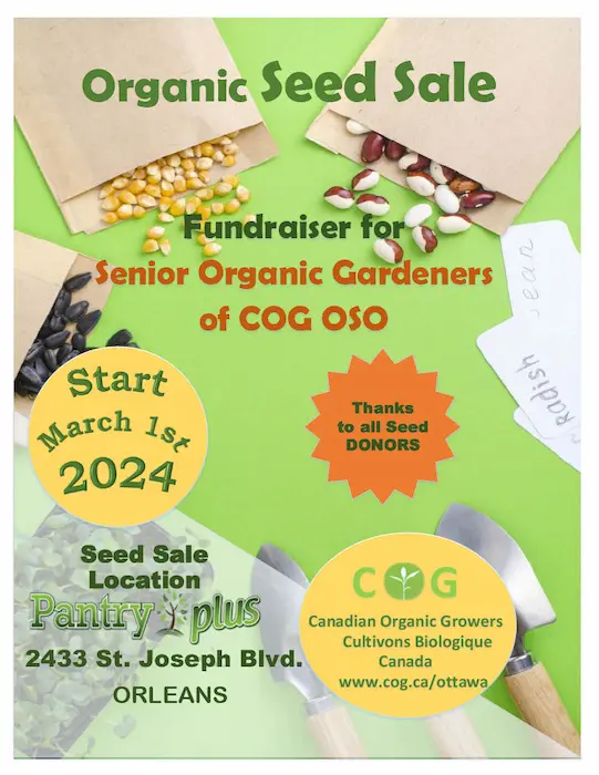 Annual Organic Seed Sale