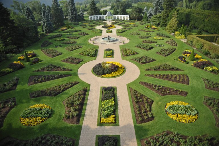 Aerial View of Niagara Falls Botanical Garden