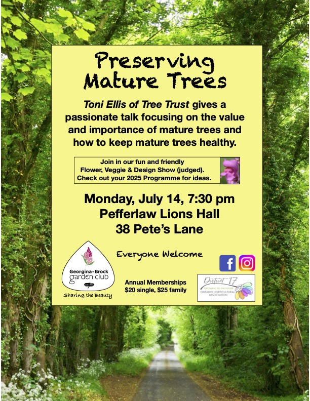 Preserving Mature Trees