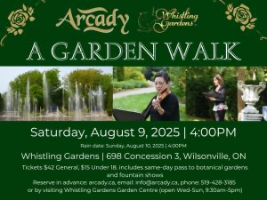 A Garden Walk – Arcady Summer Concert & Silent Auction