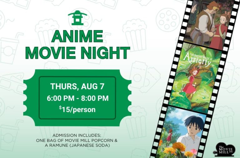 Anime Movie Night – Secret World of Arrietty