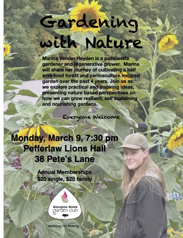 Georgina-Brock Garden Club – Gardening with Nature
