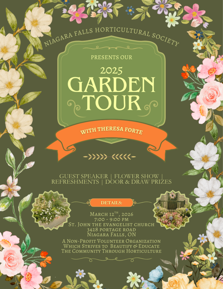 Niagara Falls Horticultural Society: A Photographic Journey of our 2025 Garden Tour