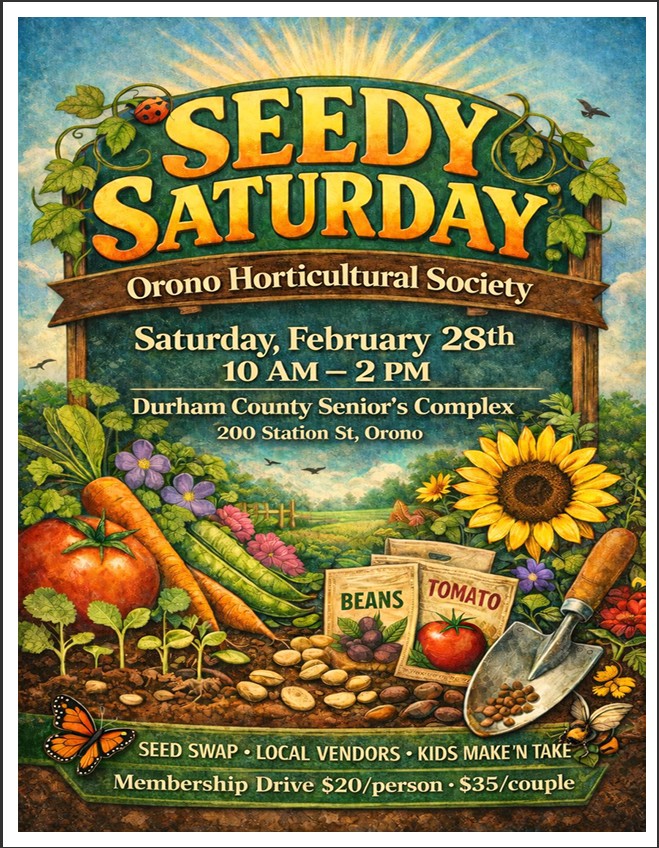 Seedy Saturday in Orono