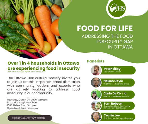 Food for Life:  How Some Organizations in Ottawa are Addressing the Food Insecurity Gap 