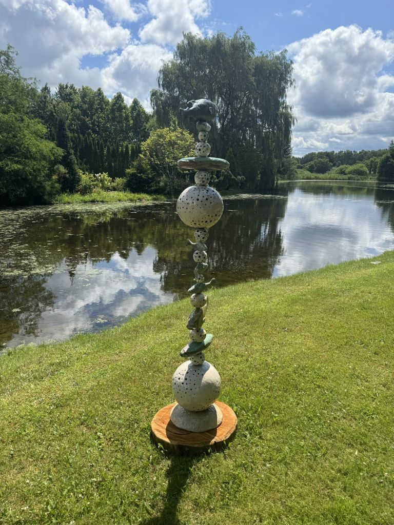 Donn Zver School of Pottery Presents An Exhibition of Clay Garden Sculptures