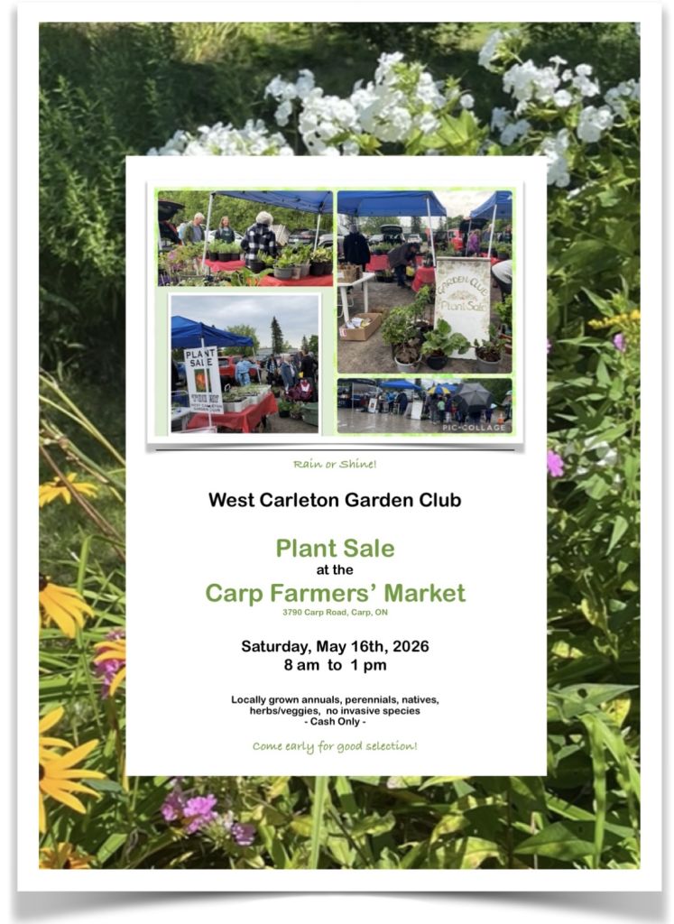 West Carleton Garden Club. Annual Plant Sale