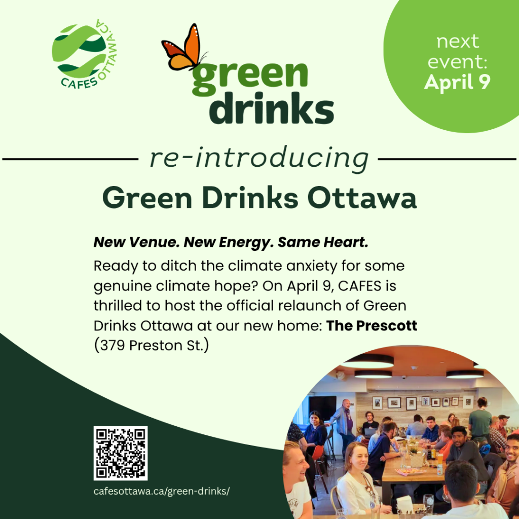 Green Drinks Ottawa – Special Relaunch Edition