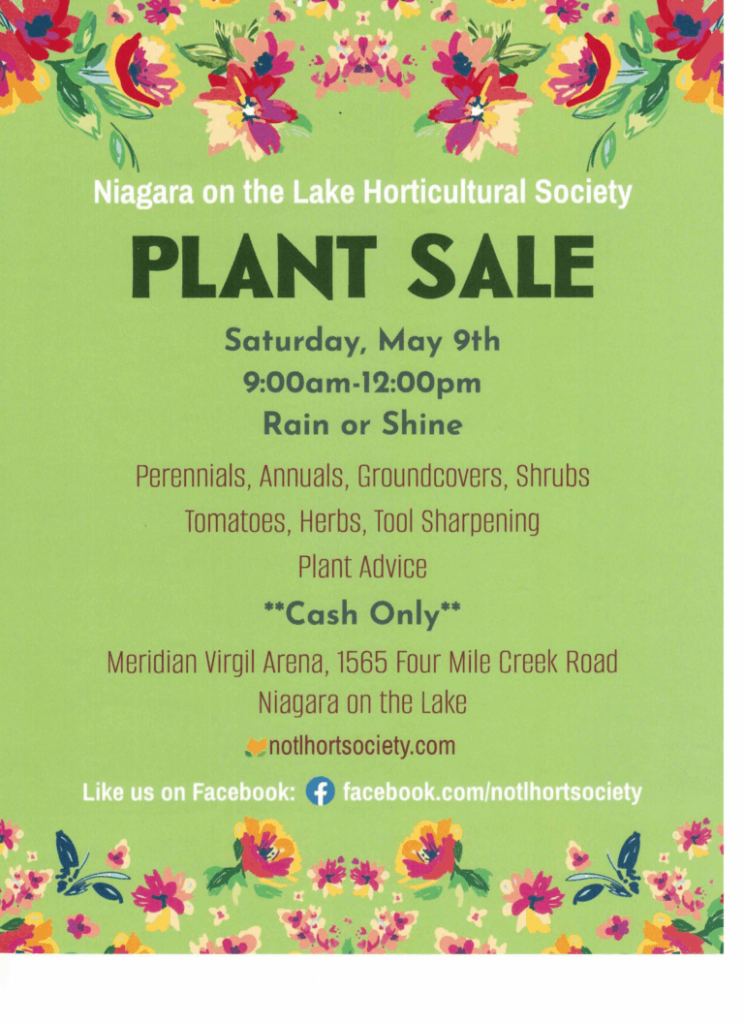 Niagara-on-the-Lake Horticultural Society Annual Plant Sale