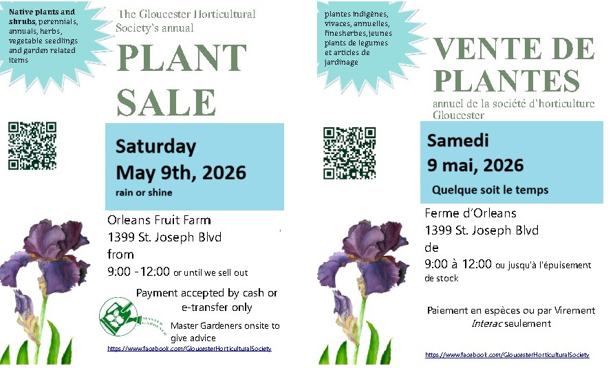 Gloucester Horticultural Society Annual Fundraising Plant Sale