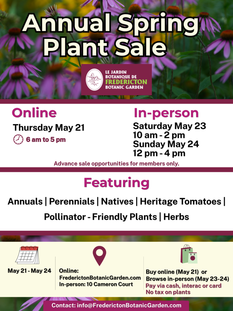 Annual Plant Sale – 23rd May (Everyone Welcome)