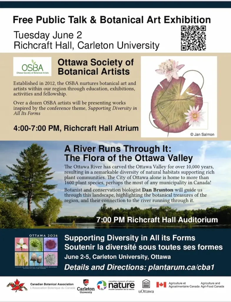Botanical Artists Exhibition and Flora of the Ottawa Valley