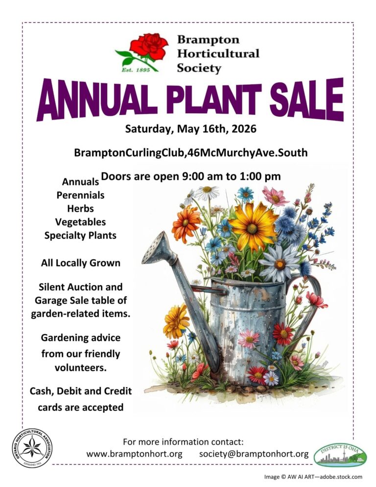 Brampton Horticultural Society Annual Plant Sale