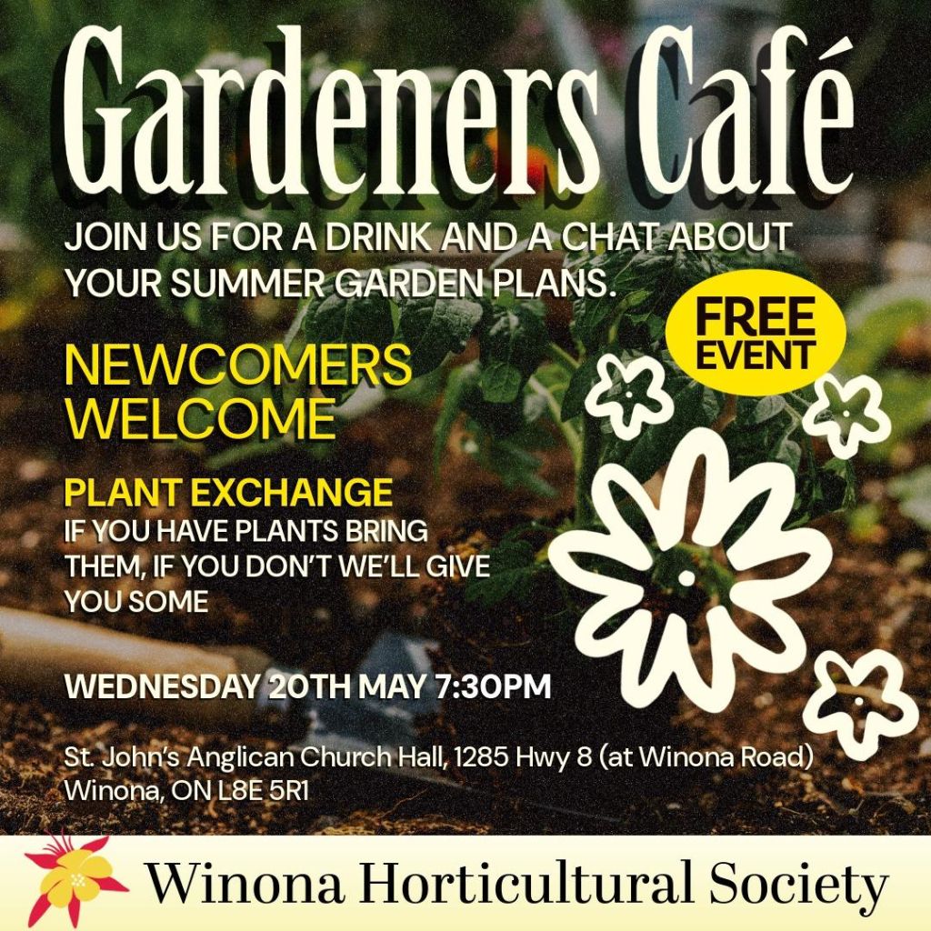 Winona Horticultural Society Gardeners Cafe and Plant Exchange
