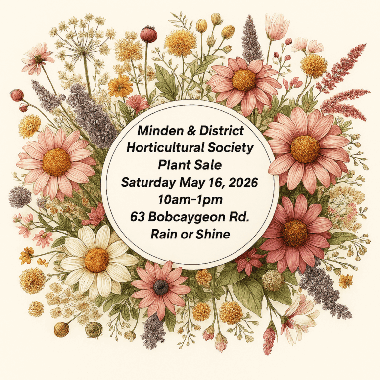 Minden and District Horticultural Society Spring Plant Sale