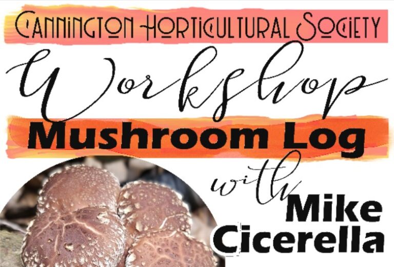 CHS WORKSHOP: Mushroom Log Inoculation