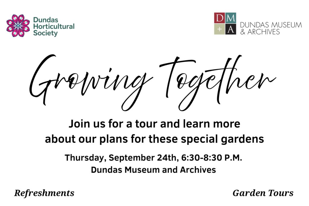 Open House: Garden Renewal Project at the Dundas Museum & Archives & Dundas Horticultural Society