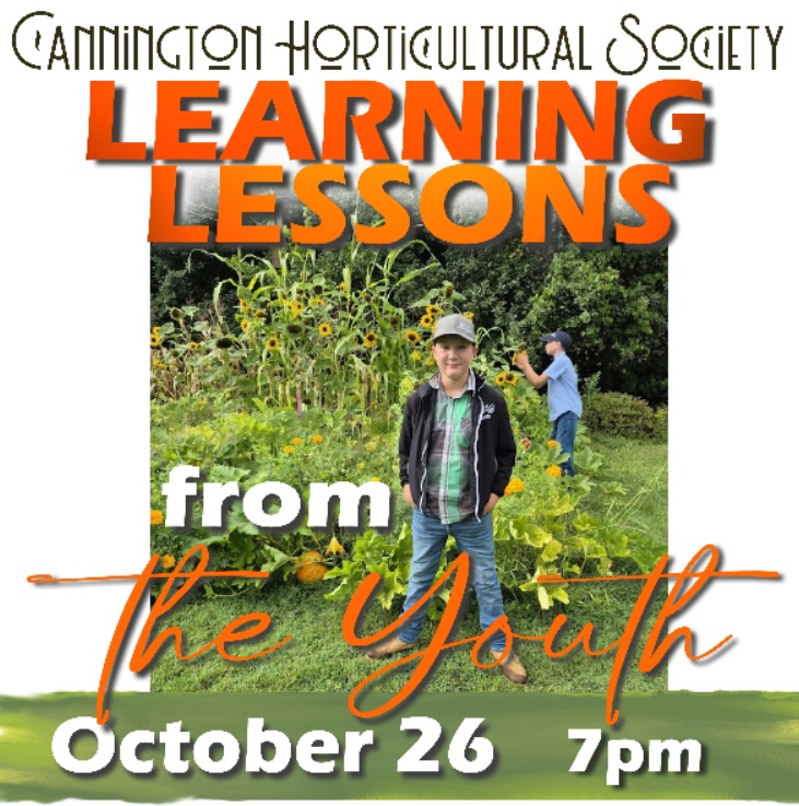 CHS October Meeting: Learning Lessons from the Youth