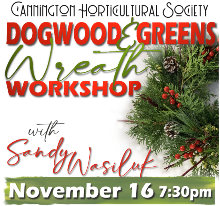 CHS Workshop: Dogwood & Greens Wreath Workshop