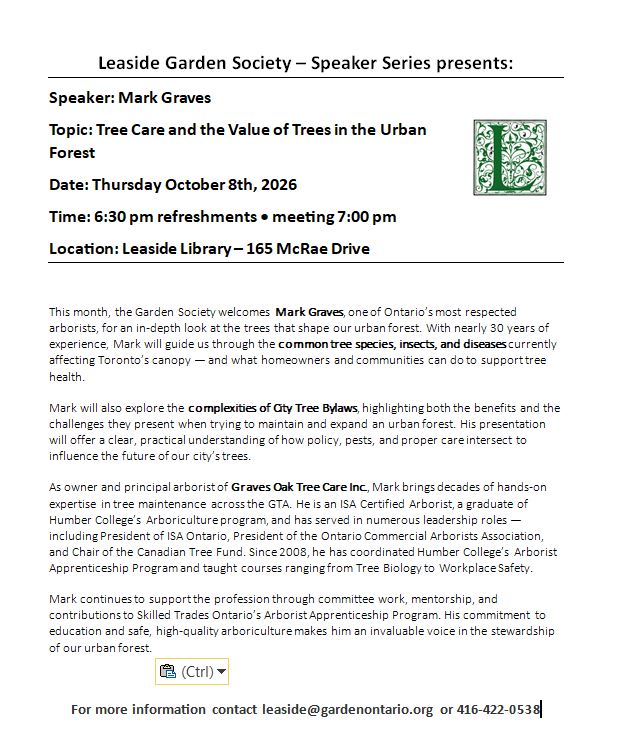 Tree Care and the Value of Trees in the Urban Forest